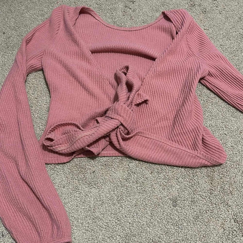 Hollister Pink Reversible Sweater